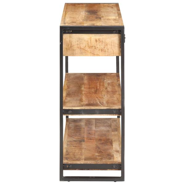 vidaXL sk&aelig;nk 120x30x75 cm massivt ru mangotr&aelig;