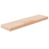 vidaXL hyldeplade 80x20x4 cm ubehandlet massivt egetr&aelig;