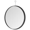 vidaXL h&aelig;ngespejl med krog 50 cm sort
