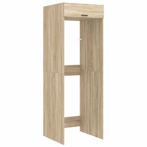 vidaXL Vaskemaskine Skab Sonoma-eg 67,5 x 68 x 200 cm Konstrueret tr&aelig;