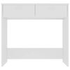 vidaXL skrivebord 80x40x75 cm konstrueret træ hvid