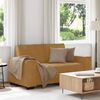vidaXL 2-personers sofa 160x78x84 cm fl&oslash;jl brun