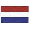 vidaXL Holland flag og flagstang 6,23 m aluminium