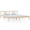vidaXL sengeramme 180x200 cm massivt fyrretr&aelig;