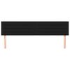 vidaXL sengegavle 160x5x78/88 cm stof sort