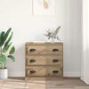 vidaXL Sideboard Artisan Egetr&aelig; 70 x 35,5 x 67,5 cm Konstrueret tr&aelig;