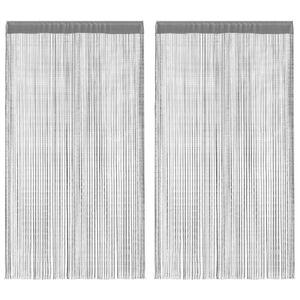 vidaXL snorgardiner 2 stk. antracit 140x250 cm
