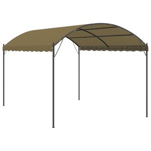 vidaXL pavillon 4x3x2,6 m 180 g/m&sup2; gr&aring;brun