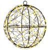 vidaXL Julefinial lys 200 LED'er Varm hvid Diameter 20 x 22 cm