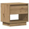 vidaXL Natbord Artisan Egetr&aelig; 45 x 34 x 44 cm Konstrueret tr&aelig;