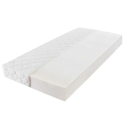 vidaXL madras med vaskbart betræk 200 x 90 x 17 cm