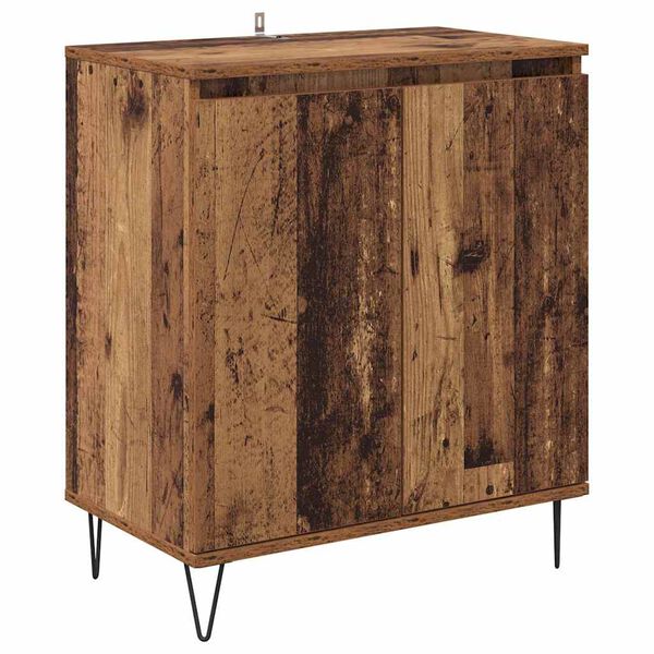 vidaXL Sideboard Gammelt tr&aelig; 60 x 35 x 70 cm Konstrueret tr&aelig;