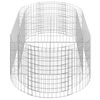 vidaXL gabion-højbed 200x100x50 cm galvaniseret jern