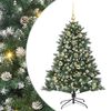 vidaXL Kunstigt juletr&aelig; Gr&oslash;n 150 cm PVC og plastik og st&aring;l