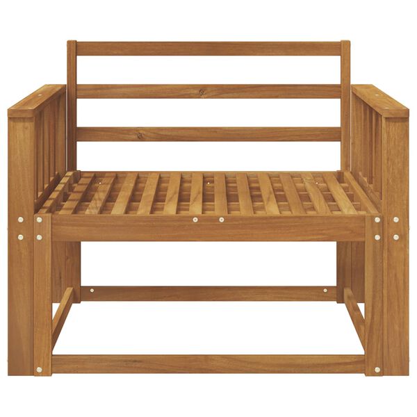 vidaXL Udend&oslash;rs Mellem Sofa Massivt Akacietr&aelig; Naturfarvet