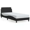 vidaXL sengeramme Dover 90x200 cm kunstl&aelig;der sort