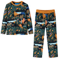 Pyjamas til børn str. 92 mørkegrøn