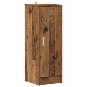 vidaXL skoskab 32x35x92 cm konstrueret tr&aelig; antikt tr&aelig;