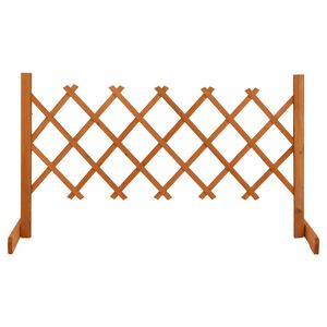 vidaXL espalier til haven 120x60 cm massivt fyrretr&aelig; orange