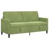 vidaXL Sofa med opbevaring Lys gr&oslash;n 172 x 78 x 87 cm Polyester