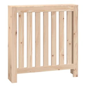 vidaXL radiatorskjuler 79,5x19x84 cm massivt fyrretr&aelig;