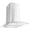 vidaXL v&aelig;gmonteret emh&aelig;tte 60 cm rustfrit st&aring;l 756 m&sup3;/t LED