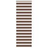 vidaXL zebragardin brun 75x200 cm stofbredde 70,9 cm polyester