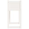 vidaXL plantekasse 78x40x81 cm massivt fyrretr&aelig; hvid