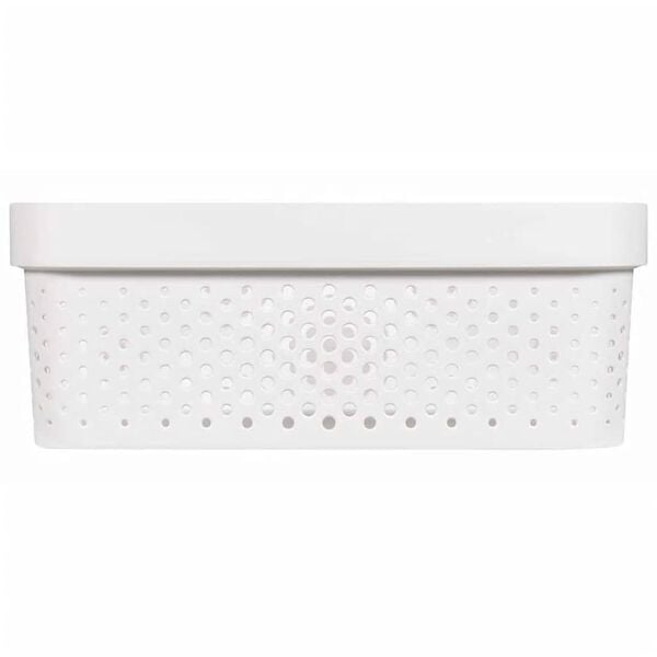 Curver opbevaringskurv med l&aring;g Infinity 4 stk. 11 l + 17 l hvid