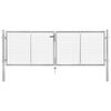 vidaXL havel&aring;ge galvaniseret st&aring;l 306x75 cm s&oslash;lv