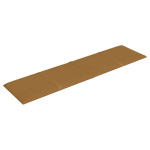 vidaXL V&aelig;ghovedg&aelig;rde 12 pcs Brun 60 x 15 cm Fl&oslash;jl