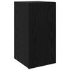 vidaXL V&aelig;g TV Skab 30,5 x 30 x 60 cm Sort eg Konstrueret tr&aelig;