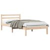 vidaXL Sengestel Brun 215,5 x 85,5 x 69,5 cm Massivt fyrretr&aelig;