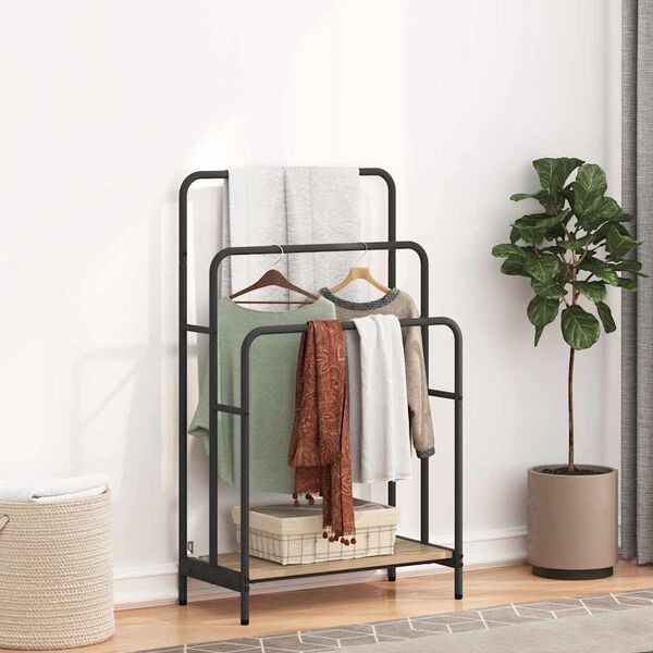 vidaXL T&oslash;jstativ Sonoma eg 60 x 30 x 100,5 cm Konstrueret tr&aelig;