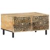 vidaXL sofabord 80x50x40 cm massivt mangotr&aelig;