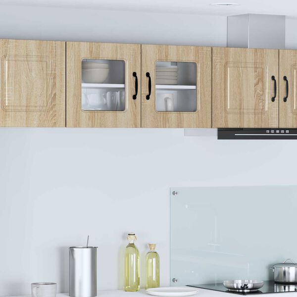 vidaXL K&oslash;kkenskab Kalmar Sonoma eg 80 x 31 x 40 cm Konstrueret tr&aelig;