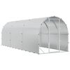 vidaXL Kyllingehus S&oslash;lv 600 x 200 x 200 cm Galvaniseret st&aring;l