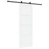 vidaXL Skyded&oslash;r ORKDAL 83 x 232 cm Massivt fyrretr&aelig; Hvid