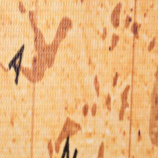 vidaXL foldbar rumdeler 120 x 170 cm verdenskort gul