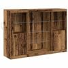 vidaXL Sideboard Gammelt træ 142,5 x 37 x 100 cm Konstrueret træ