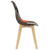 vidaXL spisebordsstole 6 stk. patchworkdesign stof flerfarvet