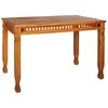 vidaXL havebord 120x65x80 cm massivt teaktr&aelig;