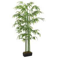 vidaXL kunstigt bambustræ 240 blade 80 cm grøn
