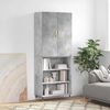 vidaXL h&oslash;jskab 69,5x34x180 cm konstrueret tr&aelig; betongr&aring;