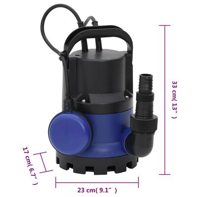 VidaXL elektrisk havedykpumpe til urent vand 400 W
