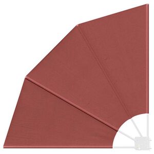 vidaXL Balkon Afskærmning Terrakotta 115 x 115 cm Polyester