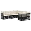 vidaXL Havesofa S&aelig;t 8 stk. 8-Antal s&aelig;der Sort polyrattan