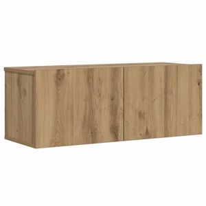 vidaXL v&aelig;gh&aelig;ngt tv-bord 80x30x30 cm konstrueret tr&aelig; kunsteg