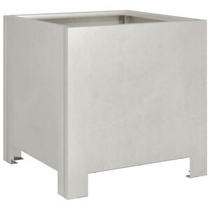 vidaXL plantekrukke 30x30x30 cm rustfrit st&aring;l