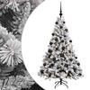 vidaXL Kunstig juletr&aelig; med kugler 120 cm 150 LED'er Varm hvid